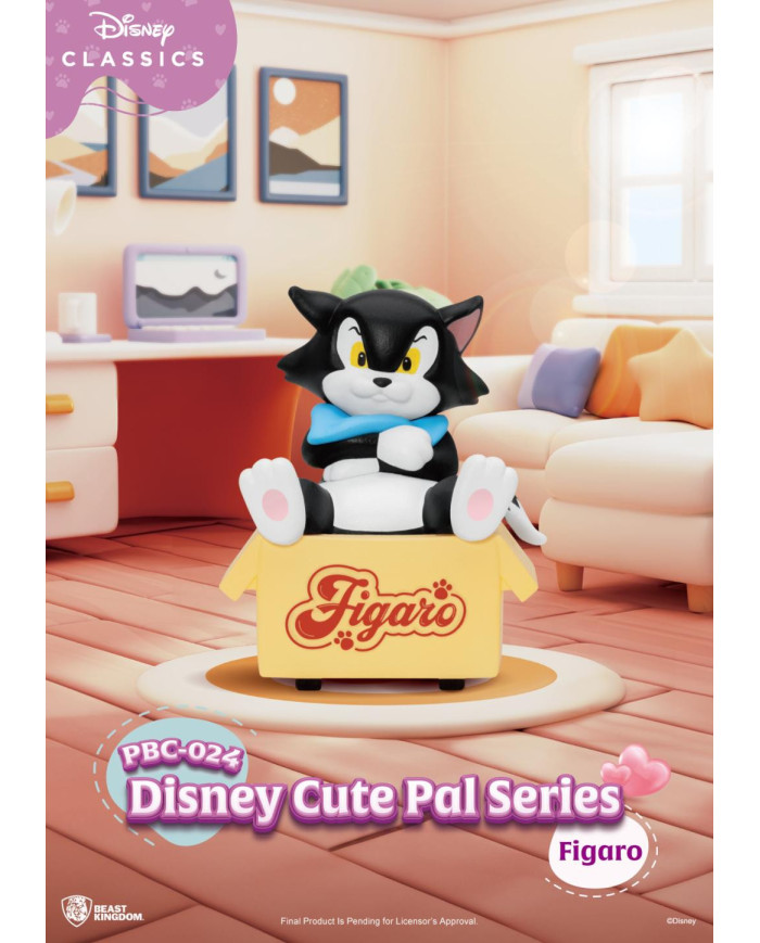 DISNEY - Cute Pal Pull Black Car - Set 6 Fig. Blind Box 5cm