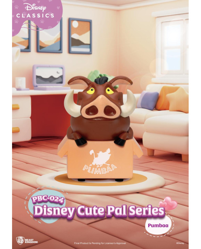 DISNEY - Cute Pal Pull Black Car - Set 6 Fig. Blind Box 5cm