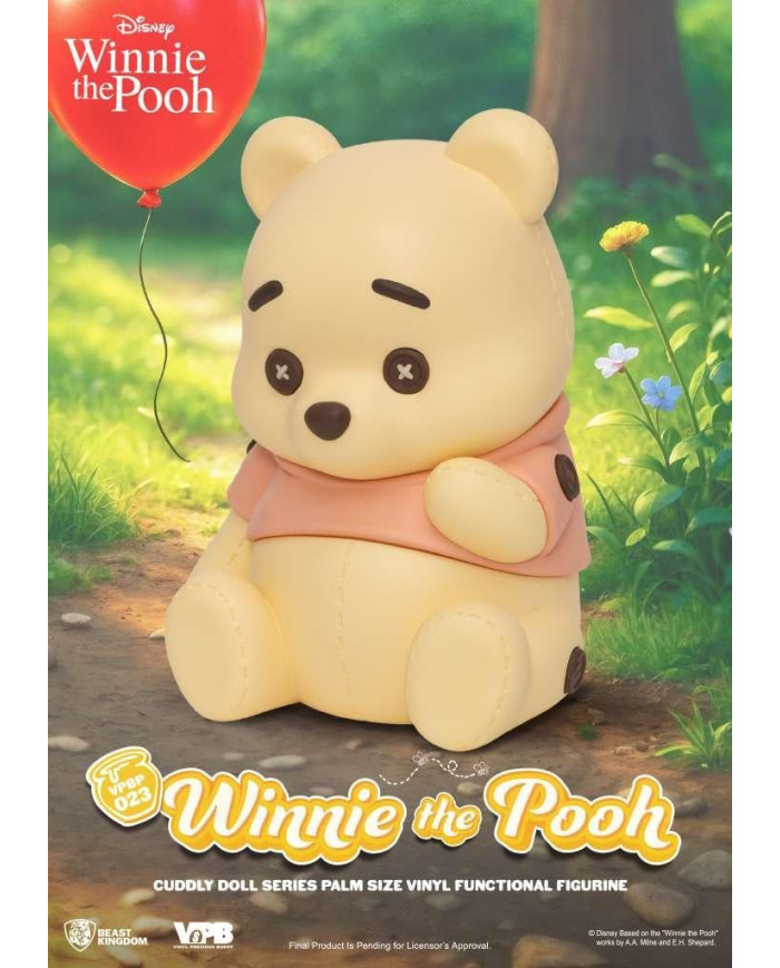 DISNEY - Winnie L'Ourson - Tirelire Cuddly Doll 12cm