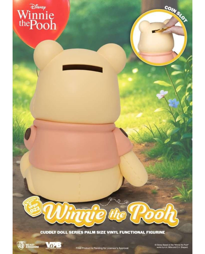 DISNEY - Winnie L'Ourson - Tirelire Cuddly Doll 12cm