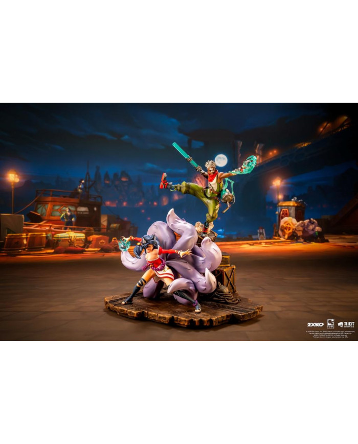 LEAGUE OF LEGENDS - Ekko & Ahri - Statuette Diorama 1/10 30cm