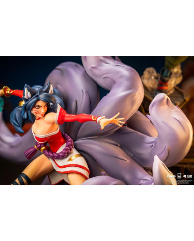 LEAGUE OF LEGENDS - Ekko & Ahri - Statuette Diorama 1/10 30cm