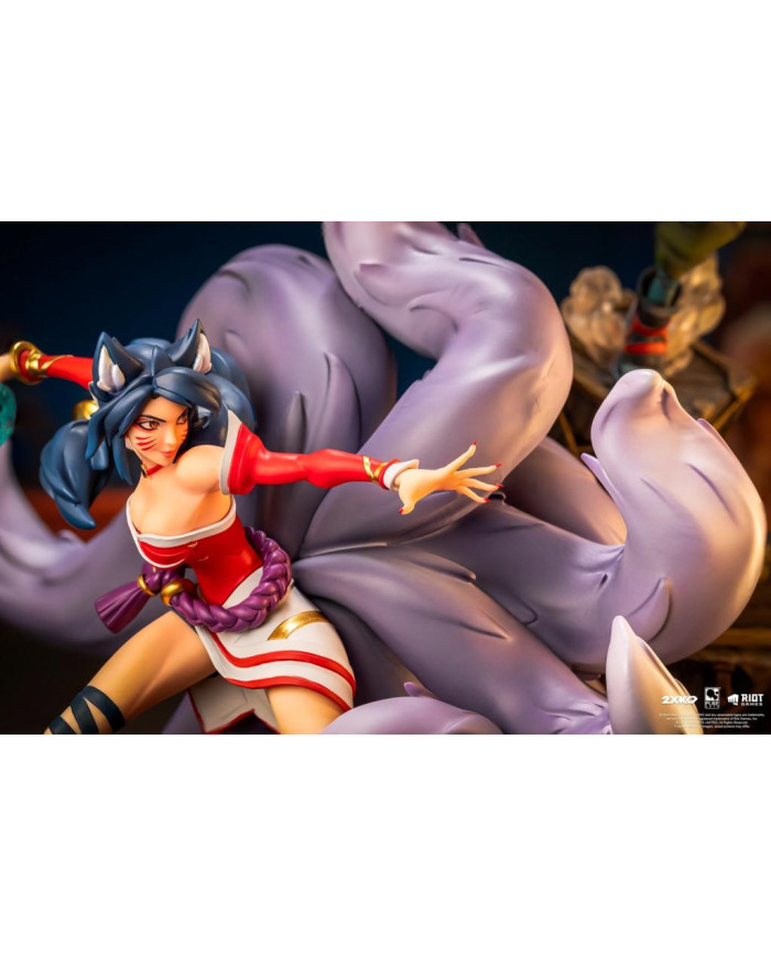 LEAGUE OF LEGENDS - Ekko & Ahri - Statuette Diorama 1/10 30cm