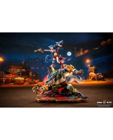 LEAGUE OF LEGENDS - Jinx & Warwick - Statuette Diorama 1/10 37cm