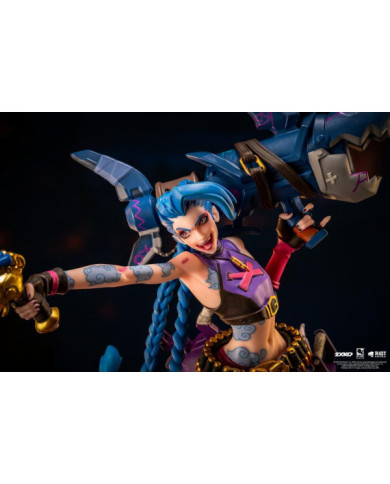 LEAGUE OF LEGENDS - Jinx & Warwick - Statuette Diorama 1/10 37cm