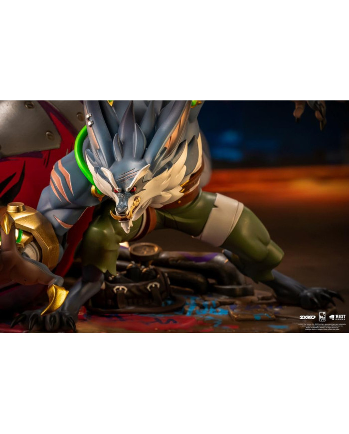 LEAGUE OF LEGENDS - Jinx & Warwick - Statuette Diorama 1/10 37cm