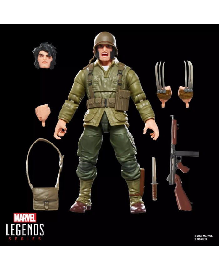 MARVEL - Wolverine (WWII Logan) - Figurine Legends Series 15cm