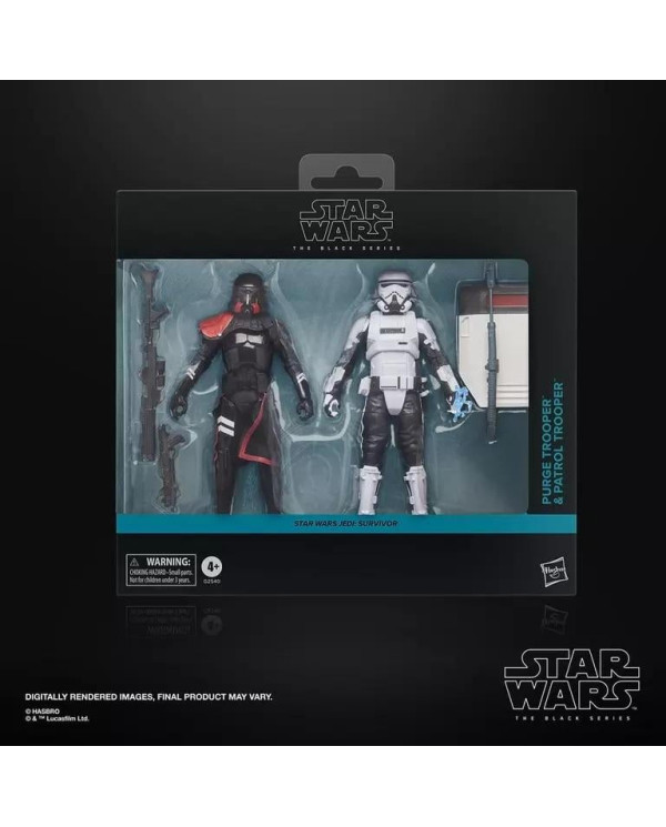 STAR WARS - Purge Trooper & Patrol Trooper - Fig. Black Series 15cm