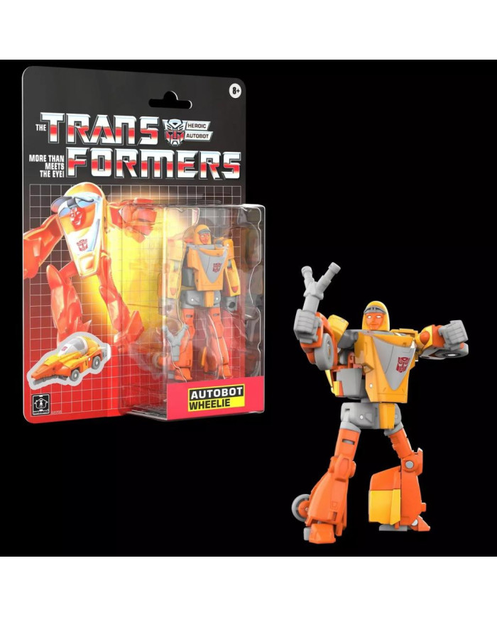 TRANSFORMERS - G1 Autobot Wheelie - Figurine Retro 11cm