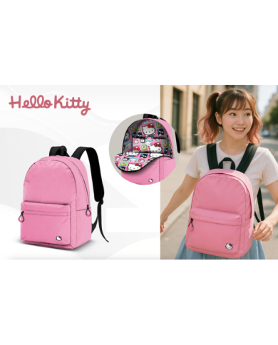 HELLO KITTY - Sac à dos BLOCK - '41x30x18cm'