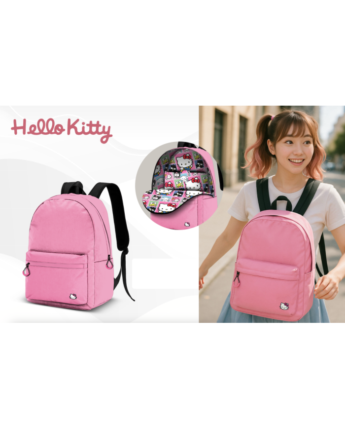 HELLO KITTY - Sac à dos BLOCK - '41x30x18cm'