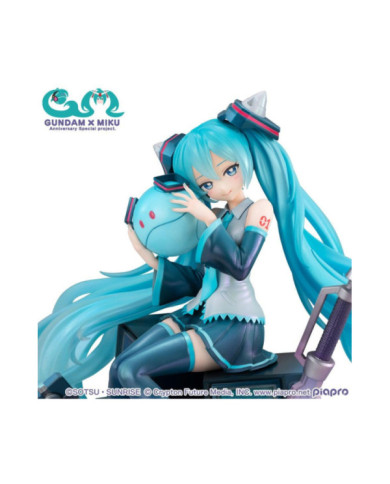 GUNDAM X HATSUNE MIKU - 45ème Anniversaire - Statuette Lucrea 17cm