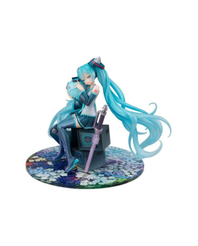 GUNDAM X HATSUNE MIKU - 45ème Anniversaire - Statuette Lucrea 17cm