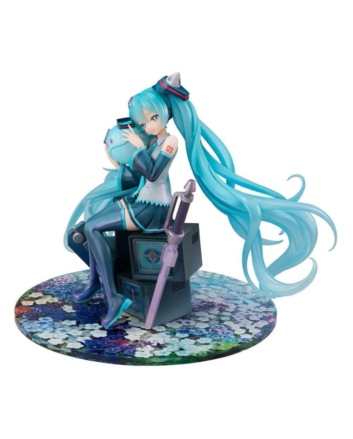 GUNDAM X HATSUNE MIKU - 45ème Anniversaire - Statuette Lucrea 17cm