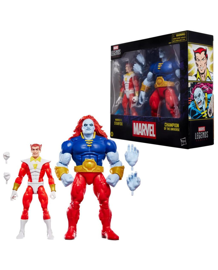 MARVEL - Starfox & Champion of the universe - Fig. Legend Series 15cm