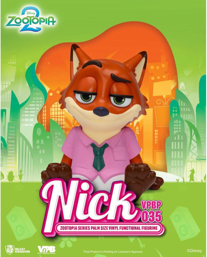 ZOOTOPIA 2 - Nick - Tirelire Vinyl Figure 15cm