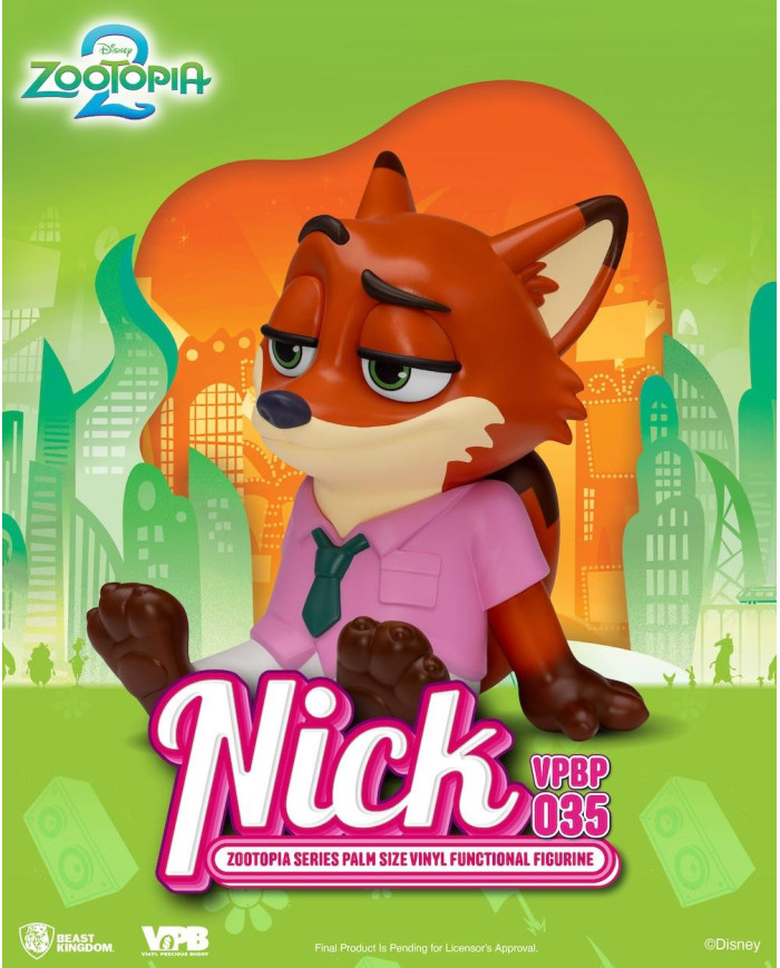 ZOOTOPIA 2 - Nick - Tirelire Vinyl Figure 15cm