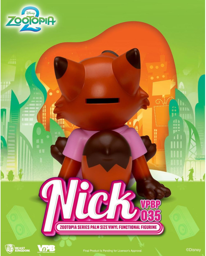 ZOOTOPIA 2 - Nick - Tirelire Vinyl Figure 15cm