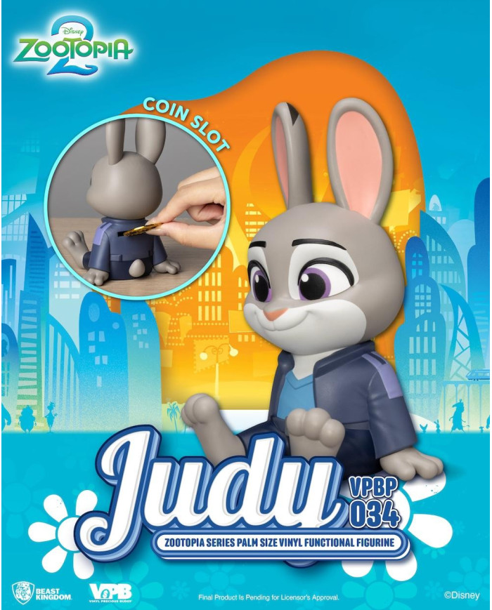 ZOOTOPIA 2 - Judy - Tirelire Vinyl Figure 15cm