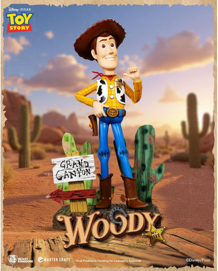 TOY STORY - Sheriff Woody - Statuette Master Craft 44cm