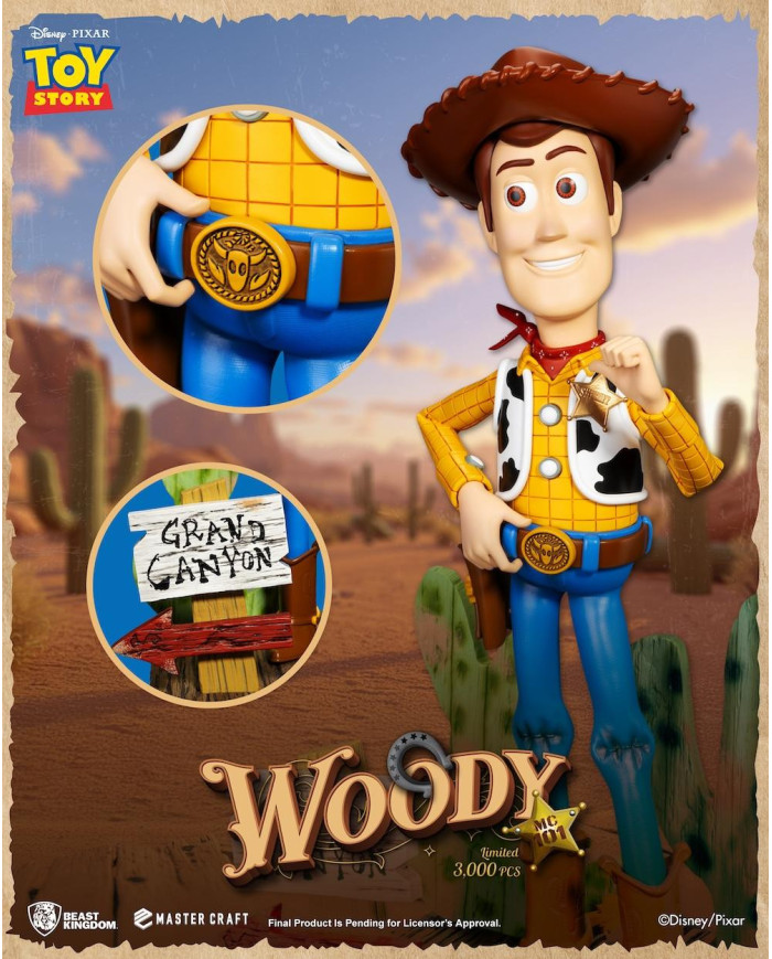 TOY STORY - Sheriff Woody - Statuette Master Craft 44cm