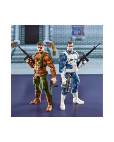 MARVEL - Punisher & Nick Fury "Gamerverse" - Fig. Legends Series 15cm