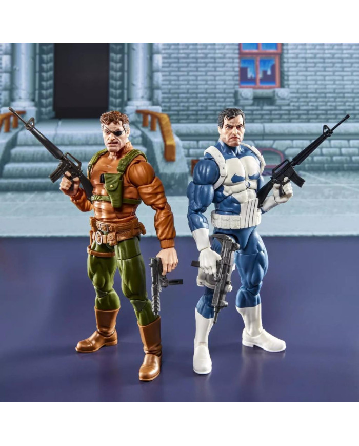 MARVEL - Punisher & Nick Fury "Gamerverse" - Fig. Legends Series 15cm