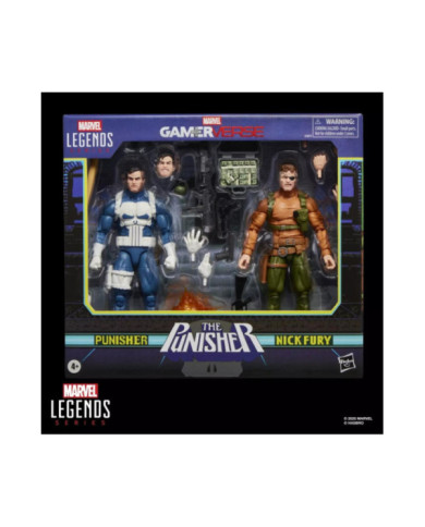 MARVEL - Punisher & Nick Fury "Gamerverse" - Fig. Legends Series 15cm