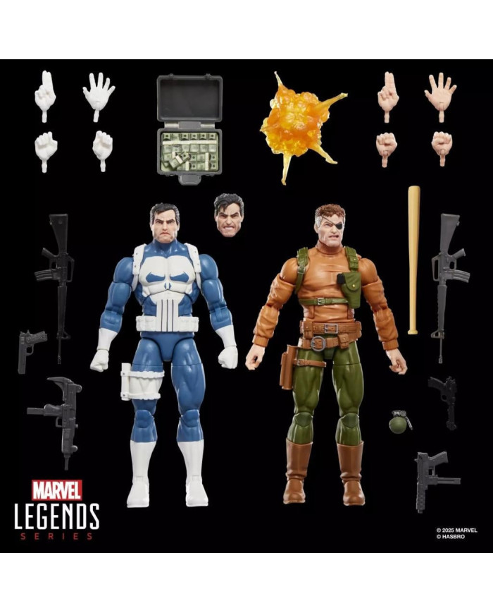 MARVEL - Punisher & Nick Fury "Gamerverse" - Fig. Legends Series 15cm