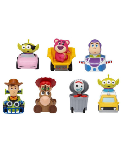 TOY STORY - Pull Back Car - Set 6 Fig. Blind Box 5cm