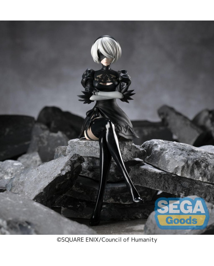 NIER AUTOMATA VER 1.1A - 2B - Statuette PM Perching 13cm