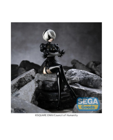 NIER AUTOMATA VER 1.1A - 2B - Statuette PM Perching 13cm