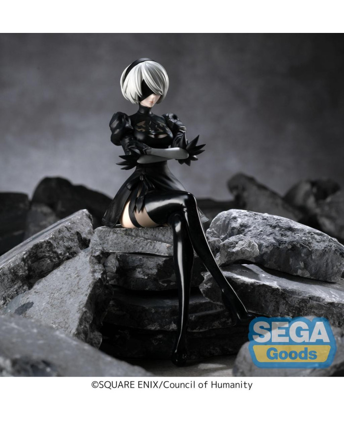 NIER AUTOMATA VER 1.1A - 2B - Statuette PM Perching 13cm