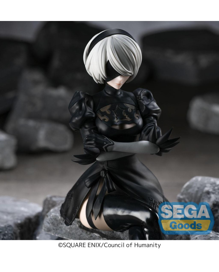 NIER AUTOMATA VER 1.1A - 2B - Statuette PM Perching 13cm