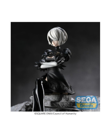 NIER AUTOMATA VER 1.1A - 2B - Statuette PM Perching 13cm