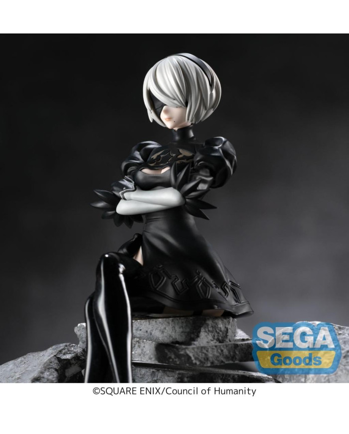 NIER AUTOMATA VER 1.1A - 2B - Statuette PM Perching 13cm