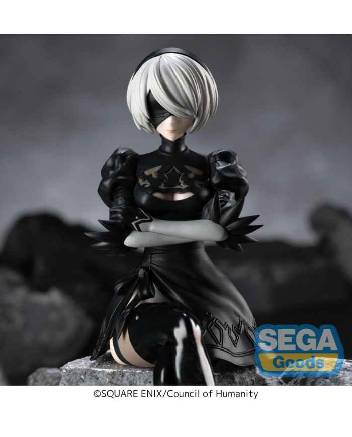 NIER AUTOMATA VER 1.1A - 2B - Statuette PM Perching 13cm