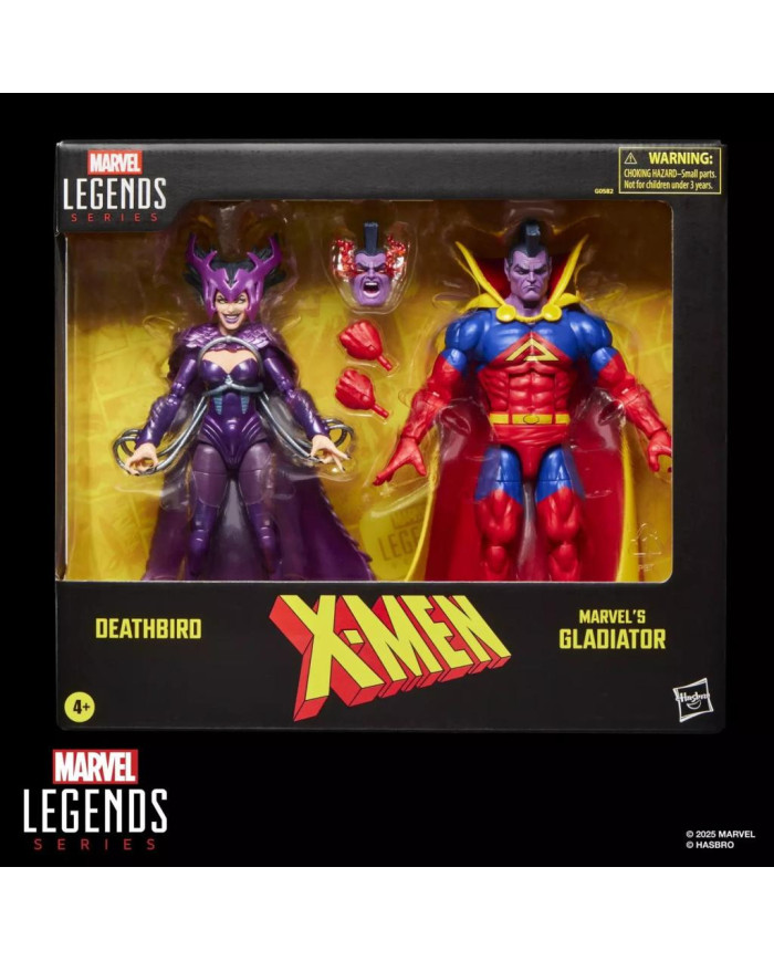 MARVEL - Deathbird & Marvel's Gladiator - Figurine Legend Series 15cm