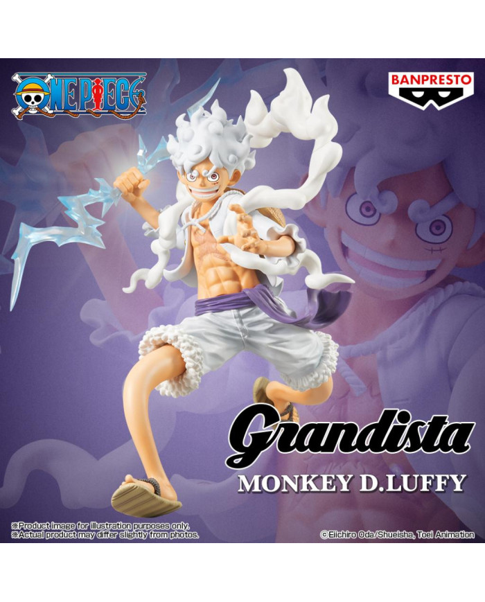 ONE PIECE - Monkey D. Luffy Gear 5 - Figurine Grandista 25cm