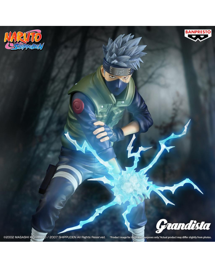NARUTO SHIPPUDEN - Kakashi Hatake - Figurine Grandista 23cm