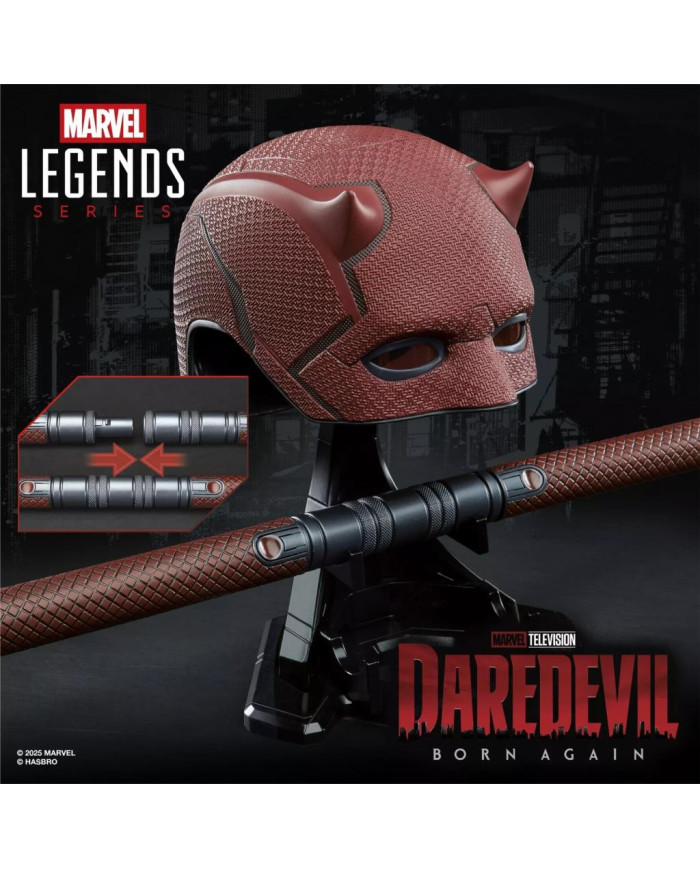 MARVEL - Casque & Billy club Premium roleplay Daredevil Legend Series