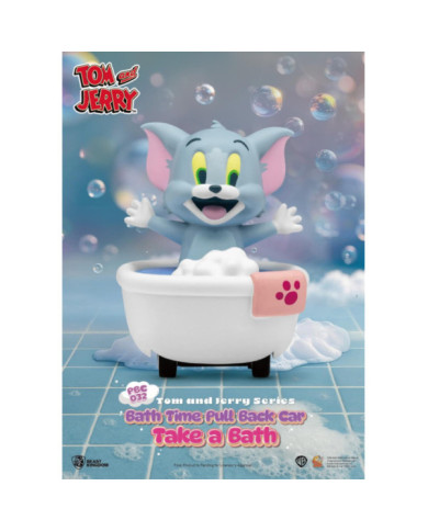 TOM AND JERRY - Bath Time Pull Black Car- Set 6 Fig. Blind Box 5cm