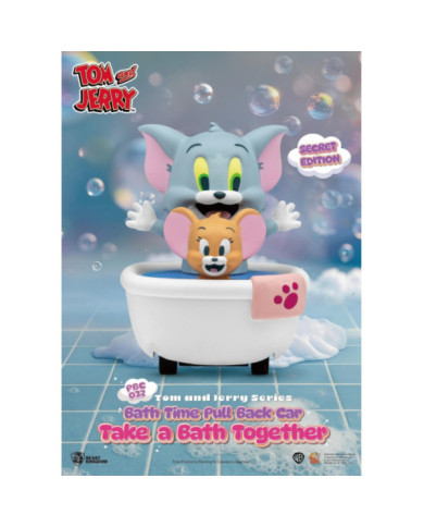 TOM AND JERRY - Bath Time Pull Black Car- Set 6 Fig. Blind Box 5cm
