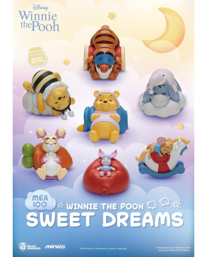 DISNEY - Winnie l'ourson Sweet Dreams - Set 6 Figurine Blind Box 5.9cm