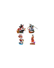 ONE PIECE - Logbox Re Birth Wano Kuni - Set 4 Statuettes Petitrama 9cm