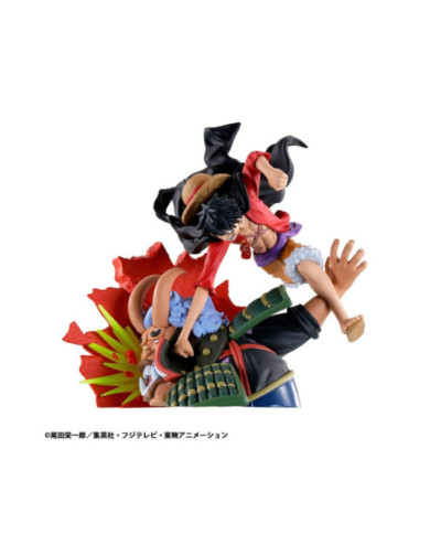 ONE PIECE - Logbox Re Birth Wano Kuni - Set 4 Statuettes Petitrama 9cm
