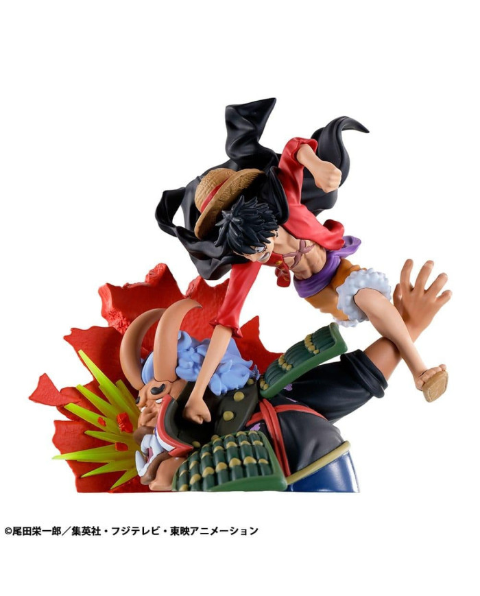 ONE PIECE - Logbox Re Birth Wano Kuni - Set 4 Statuettes Petitrama 9cm
