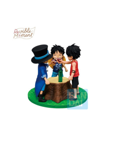 ONE PIECE - Ace & Sabo & Luffy - Figurine Dramatic Memories 10cm