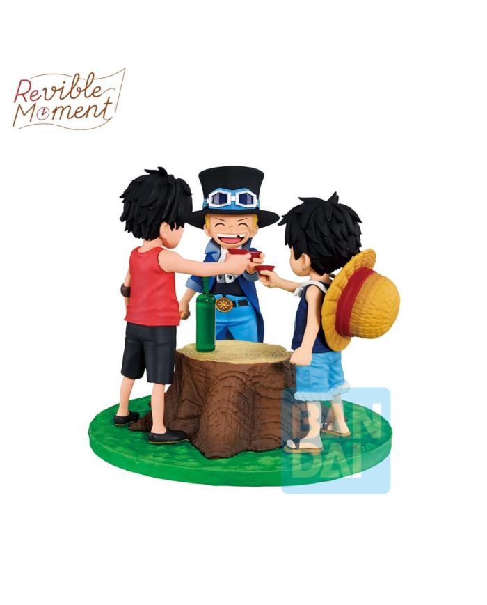 ONE PIECE - Ace & Sabo & Luffy - Figurine Dramatic Memories 10cm