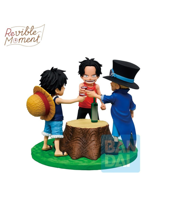 ONE PIECE - Ace & Sabo & Luffy - Figurine Dramatic Memories 10cm